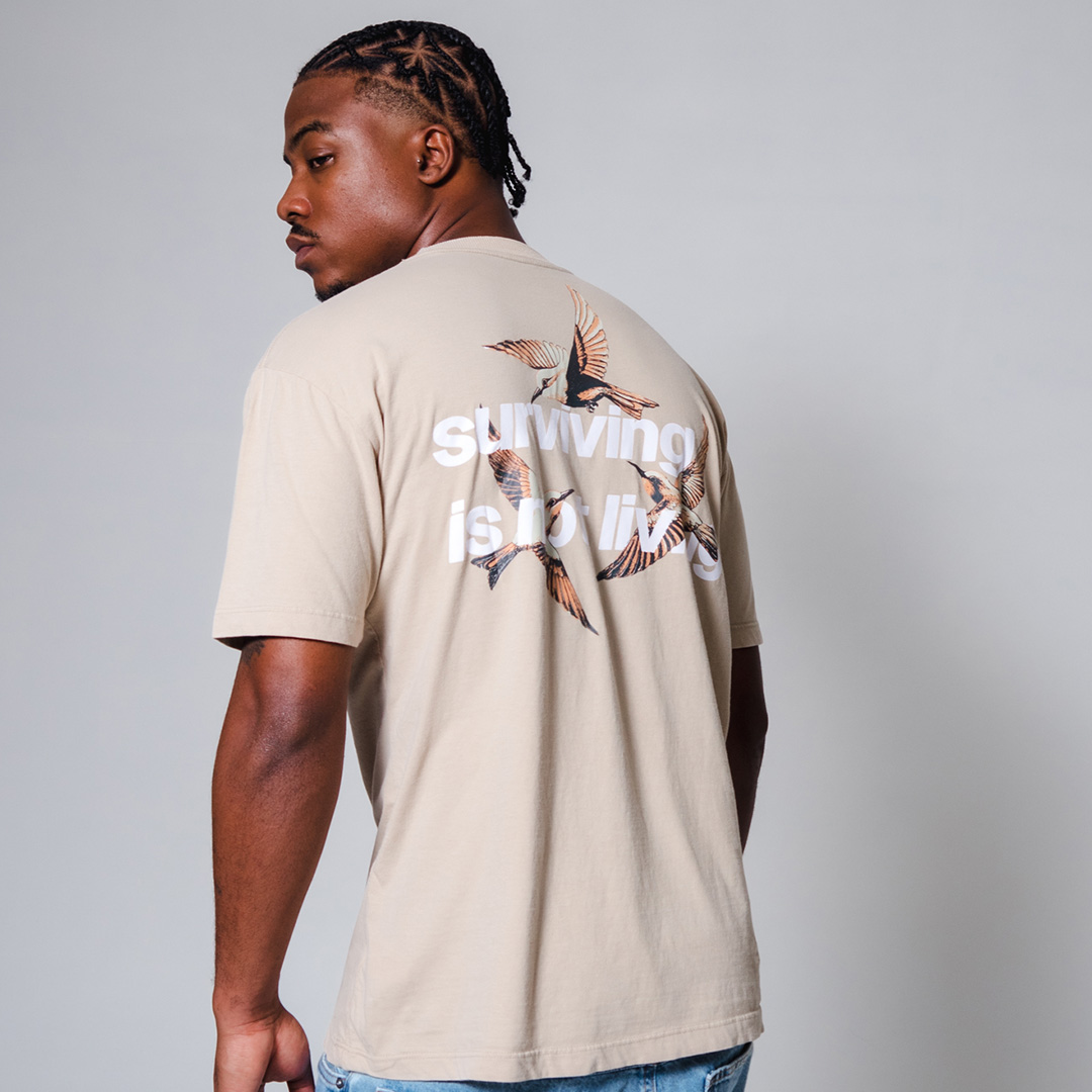 Camisa Fly Higher Areia Camisa Fly Higher Areia