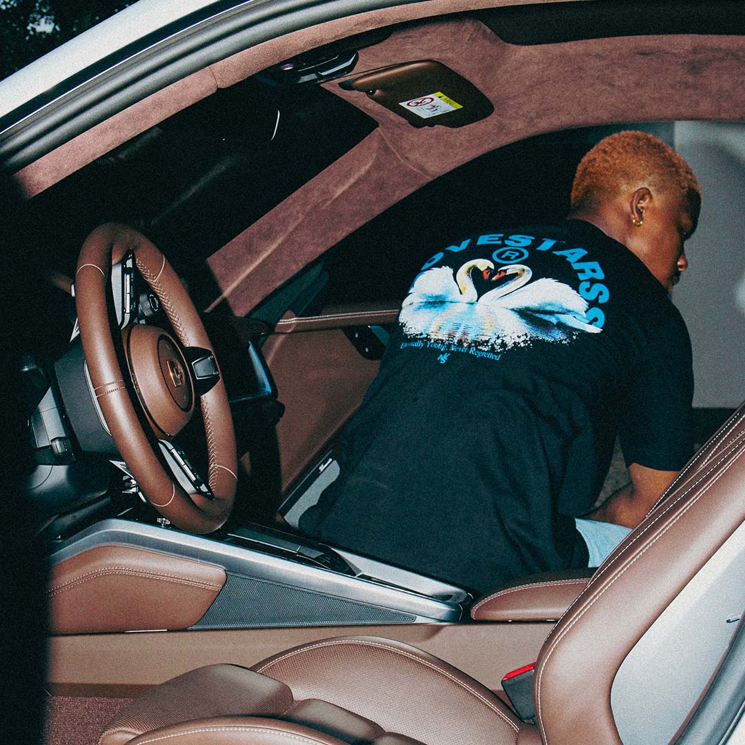 Camisa Swan Couple Black Camisa Swan Couple Black