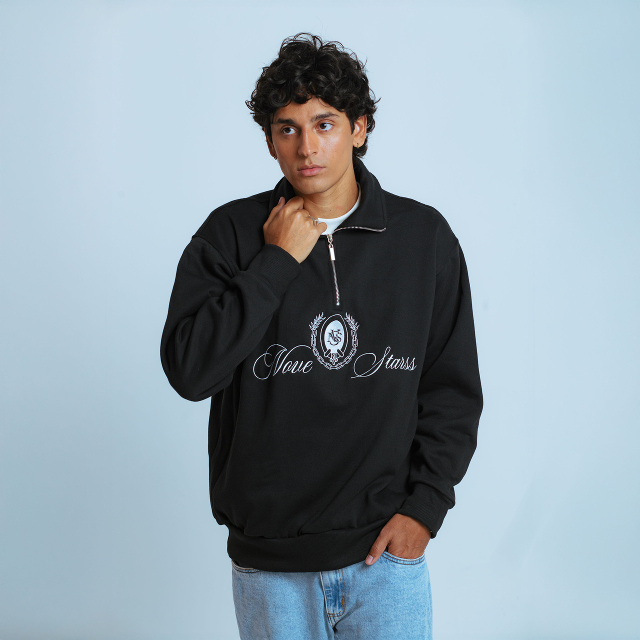 Moletom ZipUp Luxury Preto Moletom ZipUp Luxury Preto